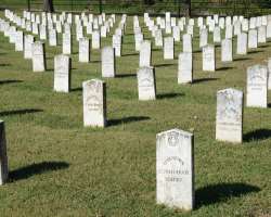 The confederate section built-in 1861 in the cemet The confederate section built-in 1861 in the cemetery contains burials of troops who died in the American civil war. There are around 442 known burial